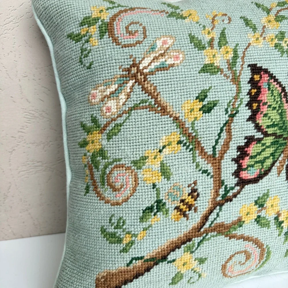 Unbranded handcrafted needlepoint
